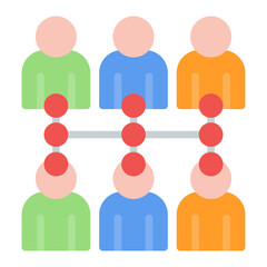 Unity icon vector image. Can be used for World Refugee Day.