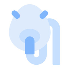 Oxygen Mask icon vector image. Can be used for Airplane.