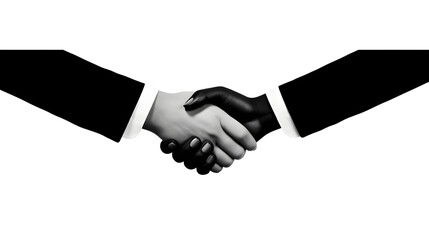 Handshake Icon for Charity Day Concept: Professional Black Silhouette Design