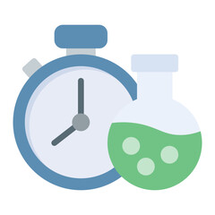 Lab Timer icon vector image. Can be used for Virtual Lab.
