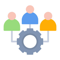 Onboarding icon vector image. Can be used for Hiring Process.