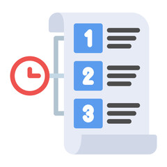 Test Priority icon vector image. Can be used for Software Testing.