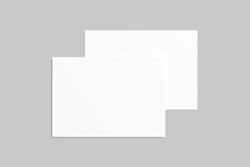Fototapeta premium A5 Landscape Flyer Blank Mockup