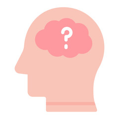 Brain Fog icon vector image. Can be used for ADHD.