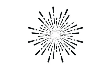 Fototapeta premium Firework icon. firework symbol. firework for party, celebration, special day. firework png and vector illustration on transparent background.