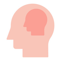 Self Awareness icon vector image. Can be used for ADHD.