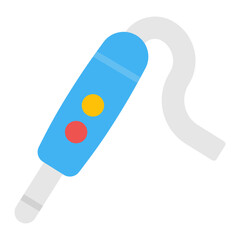 Cauterize icon vector image. Can be used for Skin Burns.