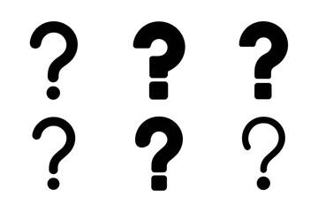 Question mark symbol graphic design and illustration