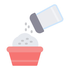 Salt icon vector image. Can be used for Raw Metrial.