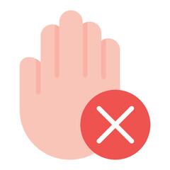 Exclusion icon vector image. Can be used for Bullying in Society.
