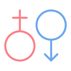 Sexism icon vector image. Can be used for Bullying in Society.