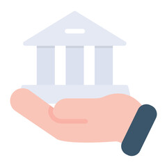 Patrimony icon vector image. Can be used for Inheritance.