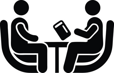 psychotherapy vector icon .eps