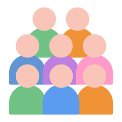 Community icon vector image. Can be used for Social Relationship.
