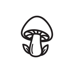 vector illustration of a mushroom