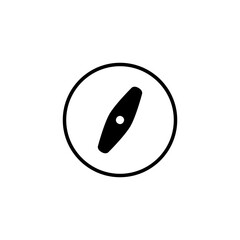 compass icon, flat style pictogram icon for ui or ux mobile app, vector illustration logo symbol design, isolated on white