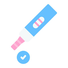 Pregnancy Test icon vector image. Can be used for Medical Tests.