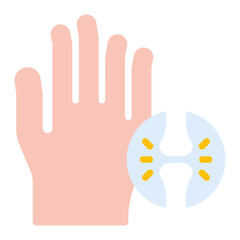 Rheumatoid Factor icon vector image. Can be used for Medical Tests.