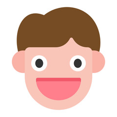 Hopeful icon vector image. Can be used for Human Emotions.