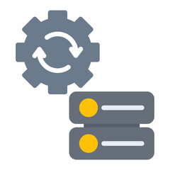 Data Integration icon vector image. Can be used for Data Science.