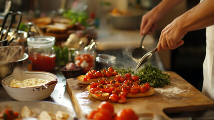  Attending an Italian cooking class focused on creating the perfect bruschetta during midday (3)