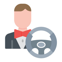 Driver Behavior icon vector image. Can be used for Driving School.