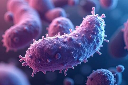 Examining Bacteria's Intricacies: Microcosmic Splendor