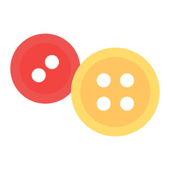 Buttons icon vector image. Can be used for Crafting.