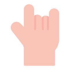 Rock and Roll Sign icon vector image. Can be used for Rock and Roll.