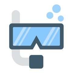 Cruise Snorkel icon vector image. Can be used for Cruiser.