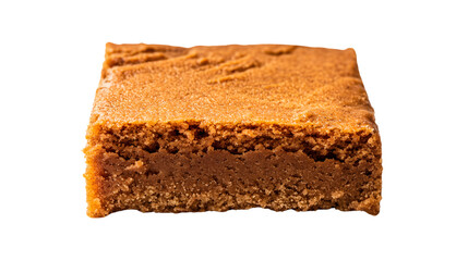 Soft Gingerbread Fudge on White Background - Sweet Treat Photography