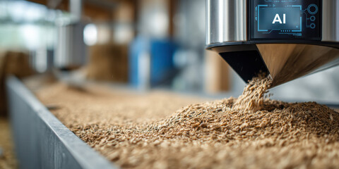 Eco-friendly automated feed dispenser designed for sustainable animal feeding solutions.