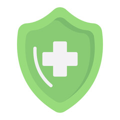 Obraz premium Health Shield icon vector image. Can be used for Psychiatric Hospitals.
