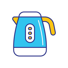 Electric Kettle Icon vector stock illustration