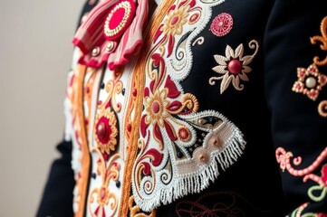Intricate Charro Suit Embroidery