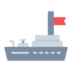 Kingdom Frigate icon vector image. Can be used for Empire.