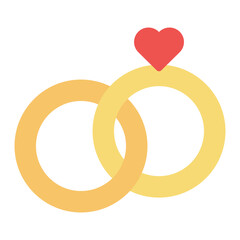 Anniversary Ring icon vector image. Can be used for Anniversary.