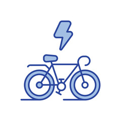 Fototapeta premium Electric Bike Icon vector stock illustration