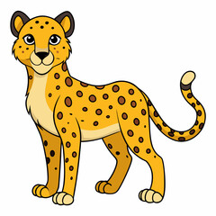 Galactic Cheetah Vector Design