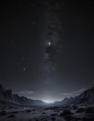Vast, star-studded night sky, countless twinkling stars against deep black ,  stellar,  dark,  twinkle