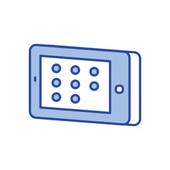 Tablet Icon vector stock illustration