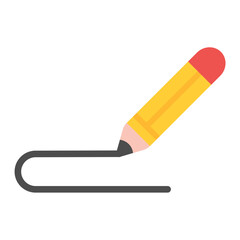 Writing Line Color Icon