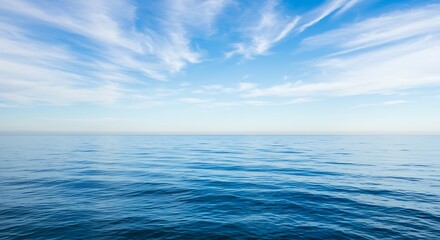 Fototapeta premium Azure Embrace: Whispers of Dawn