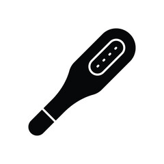 Digital Thermometer Icon vector stock illustration
