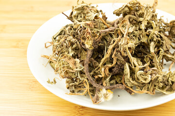 Dried dandelion, a traditional Chinese medicine