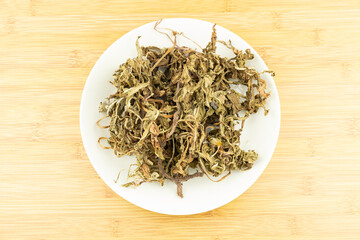 Dried dandelion, a traditional Chinese medicine