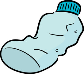 Illustration of plastic bottle
