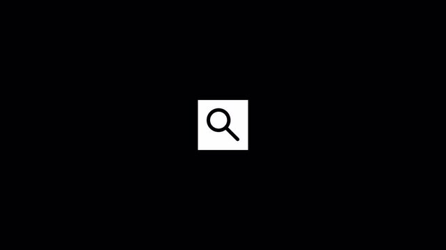 Smooth Search Bar 4k Animation.