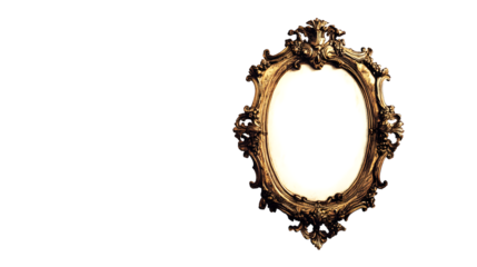 an old fashion frame for the title card of a cartoon over a solid white background