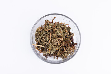 Dried dandelion is a traditional Chinese herbal medicine